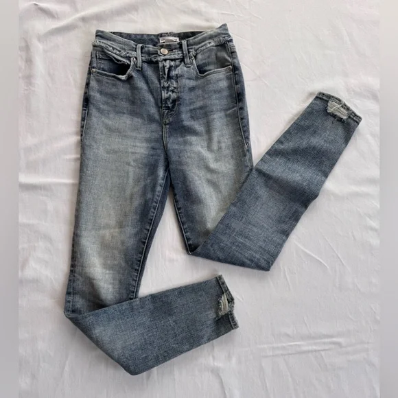 US 0/25 - THREE PACK of Premium Women’s High Rise Skinny Denim Jeans - Picture 12 of 15